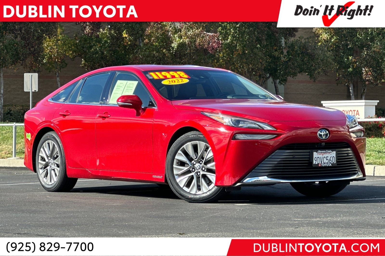 Certified 2022 Toyota Mirai XLE