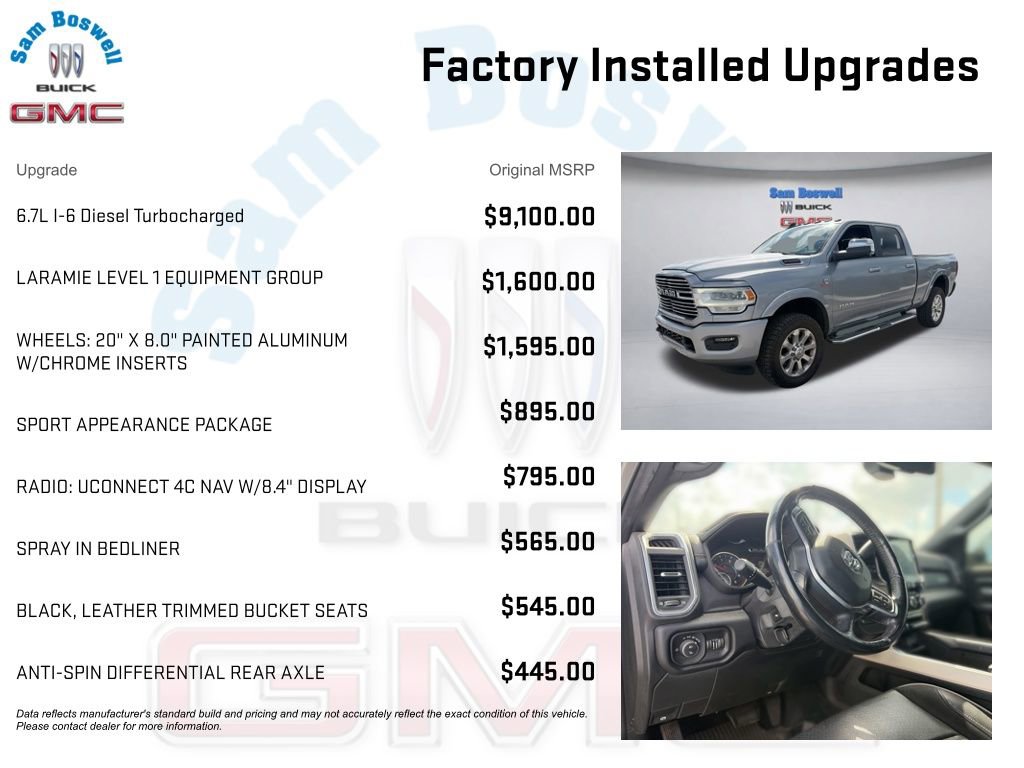 Used 2019 RAM 2500 Laramie AWD/4WD image 3