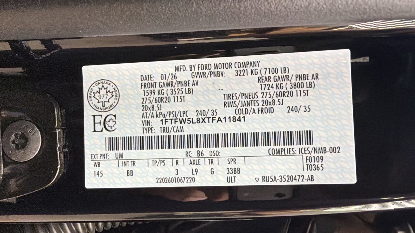 Used 2026 Ford F150 Lariat w/ Bed Utility Package AWD/4WD image 42