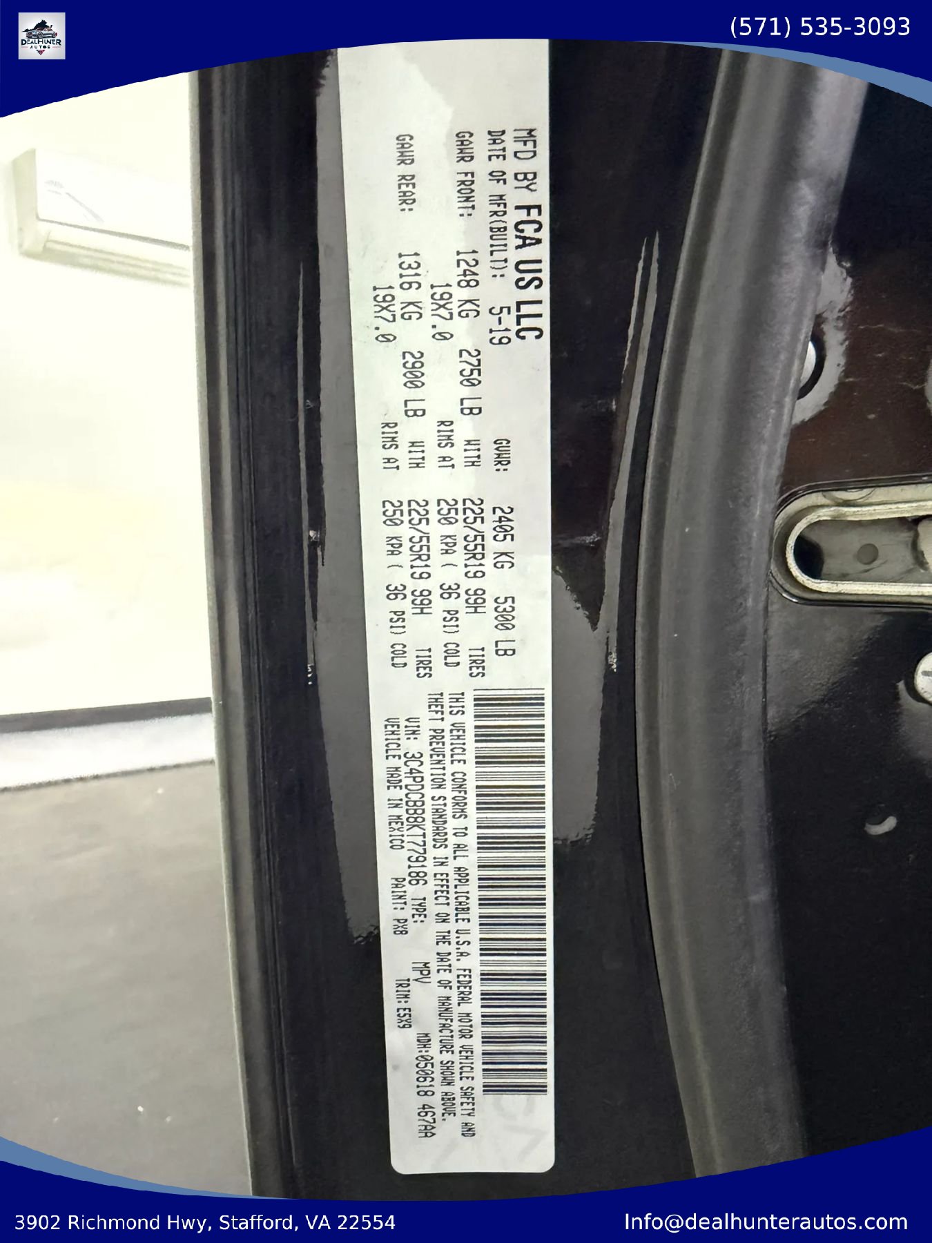 Used 2019 Dodge Journey SE w/ Blacktop Package FWD image 36