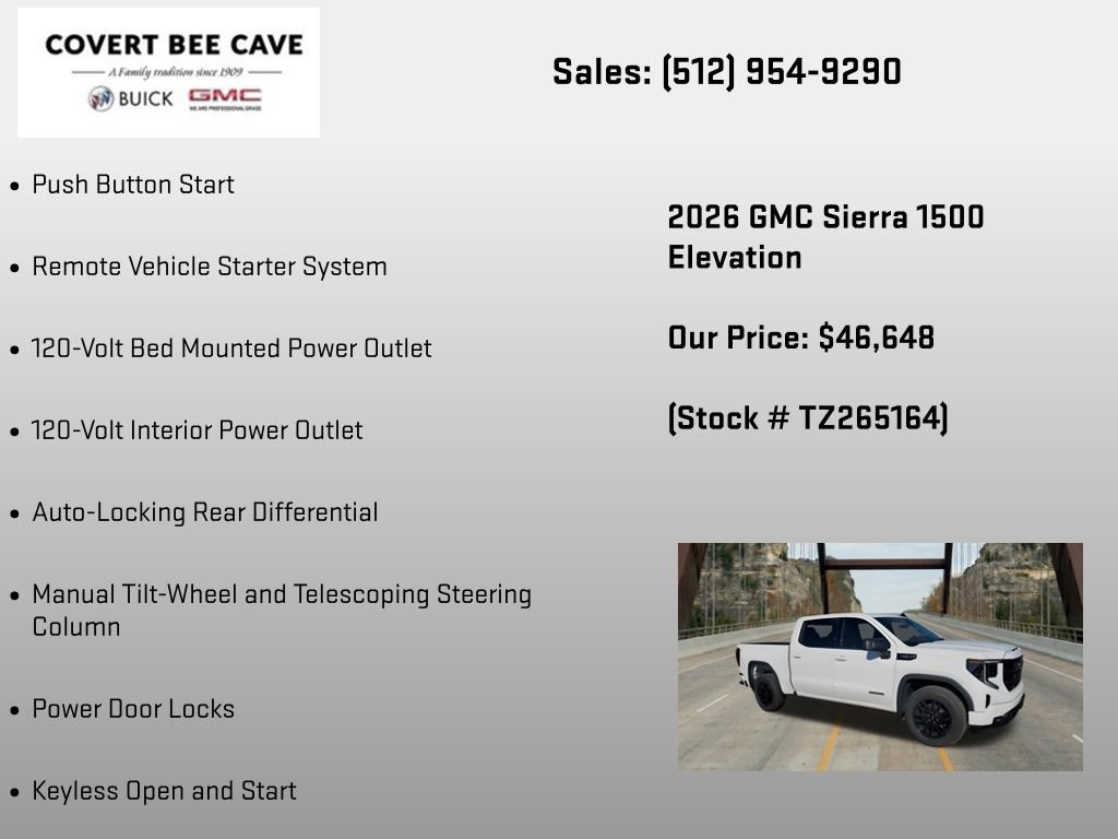 New 2026 GMC Sierra 1500 Elevation RWD image 36