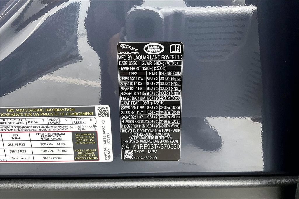 New 2026 Land Rover Range Rover Long Wheelbase Autobiography AWD/4WD image 8