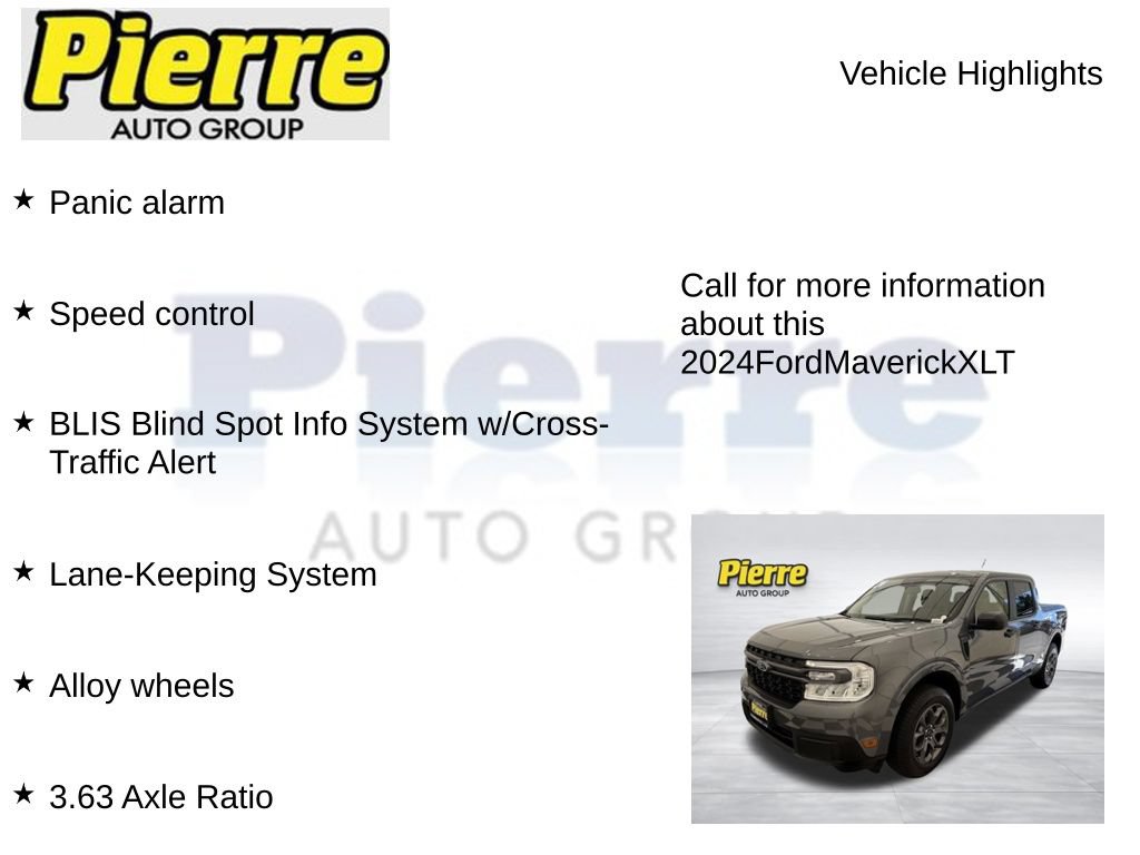 Used 2024 Ford Maverick XLT w/ Equipment Group 300A Standard AWD/4WD image 15