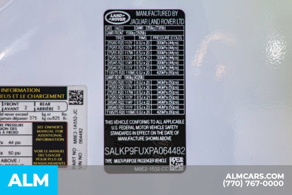 Used 2023 Land Rover Range Rover SE AWD/4WD image 71
