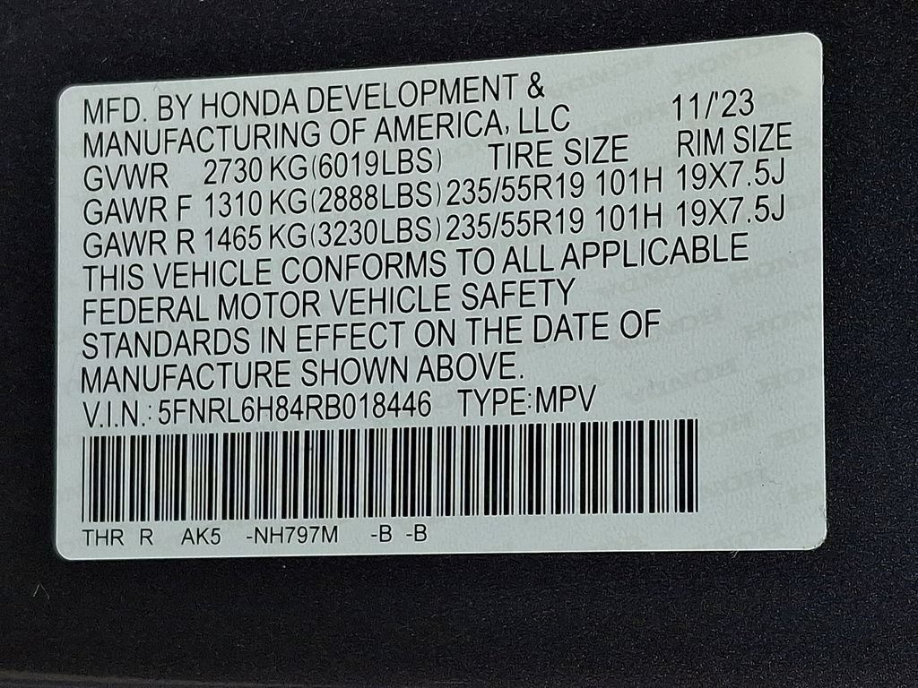 Used 2024 Honda Odyssey Touring image 27