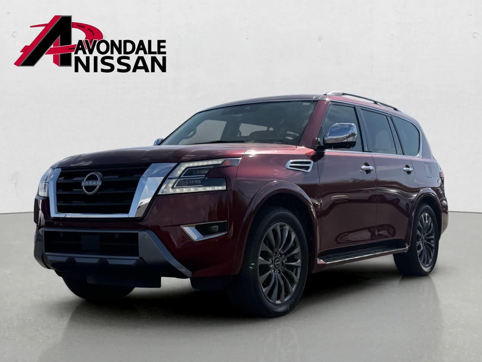 Used 2023 Nissan Armada Platinum w/ Captain's Chairs Package RWD image 2