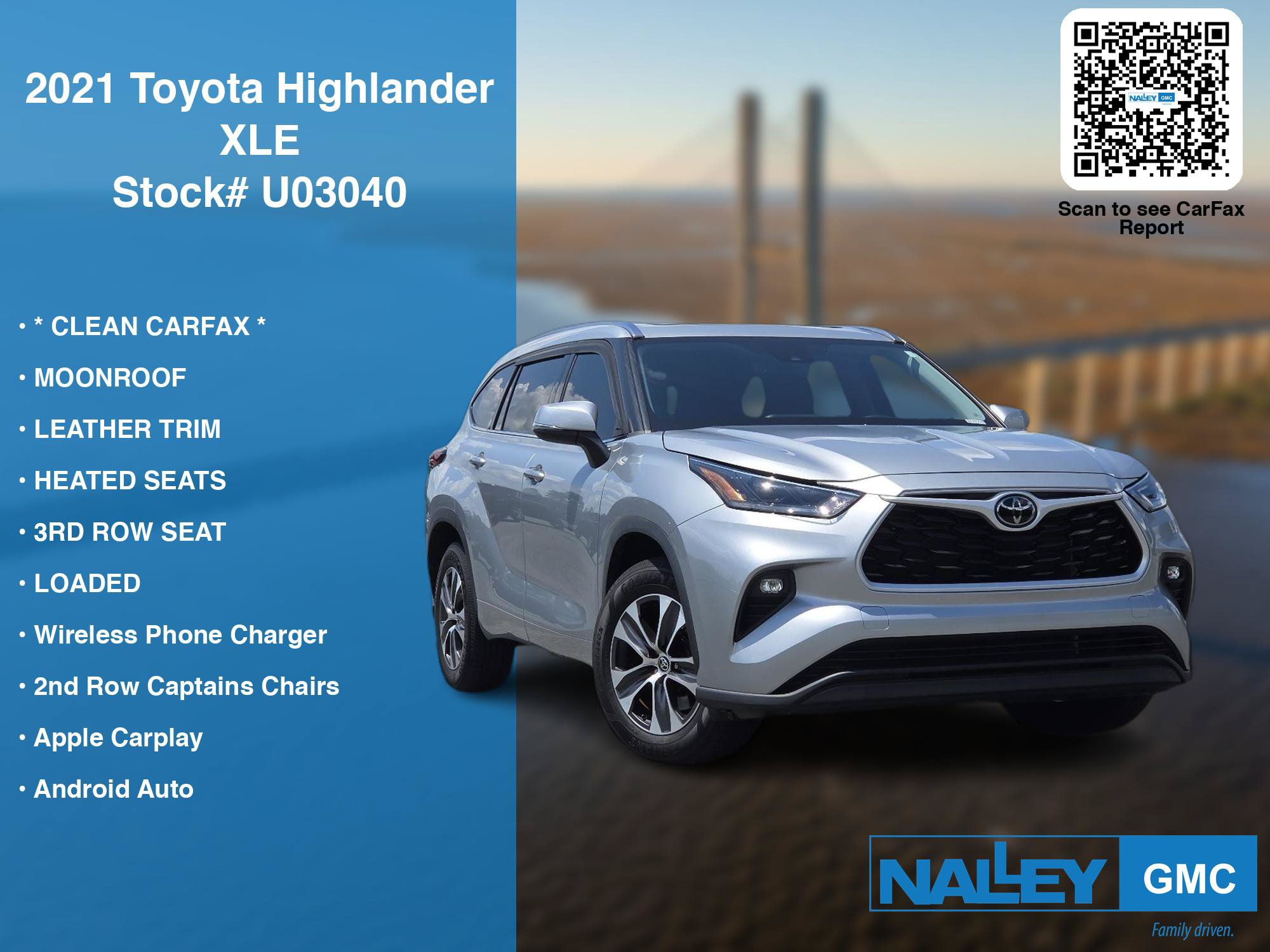 Used 2021 Toyota Highlander XLE FWD image 7