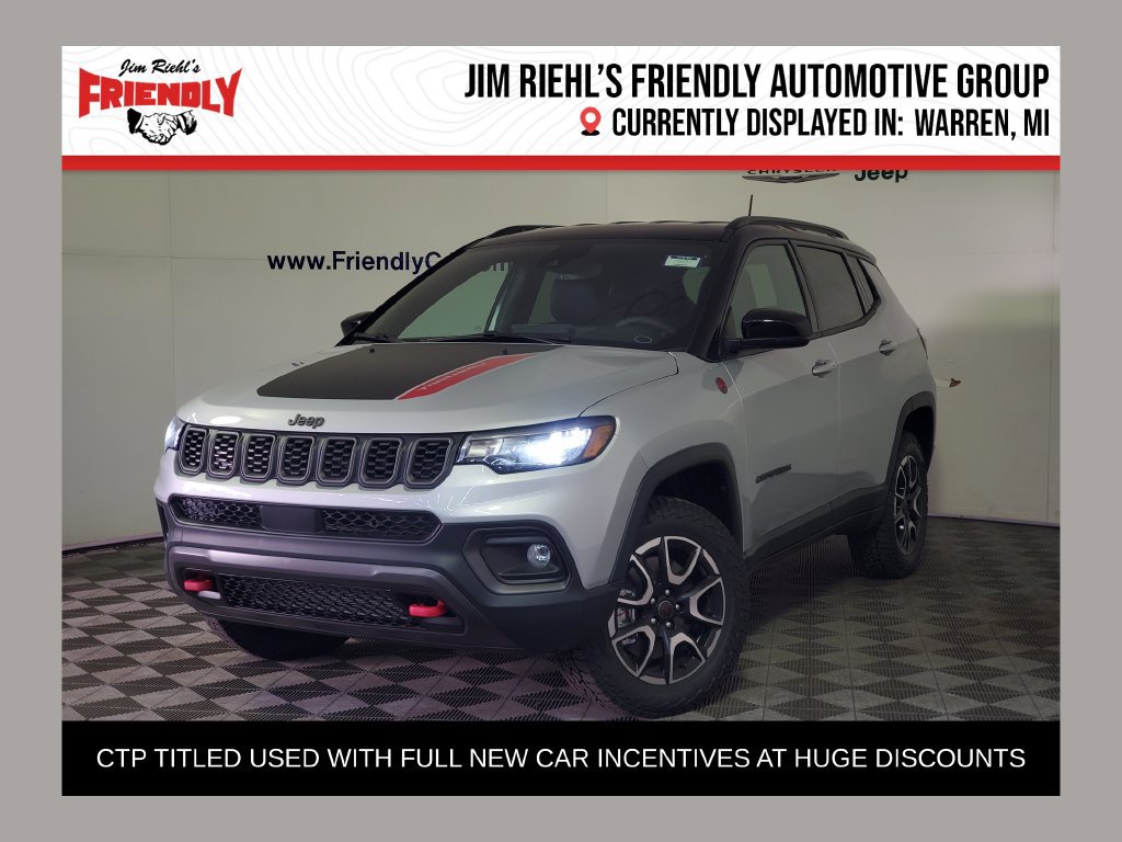 New 2026 Jeep Compass Trailhawk AWD/4WD 360° Tour