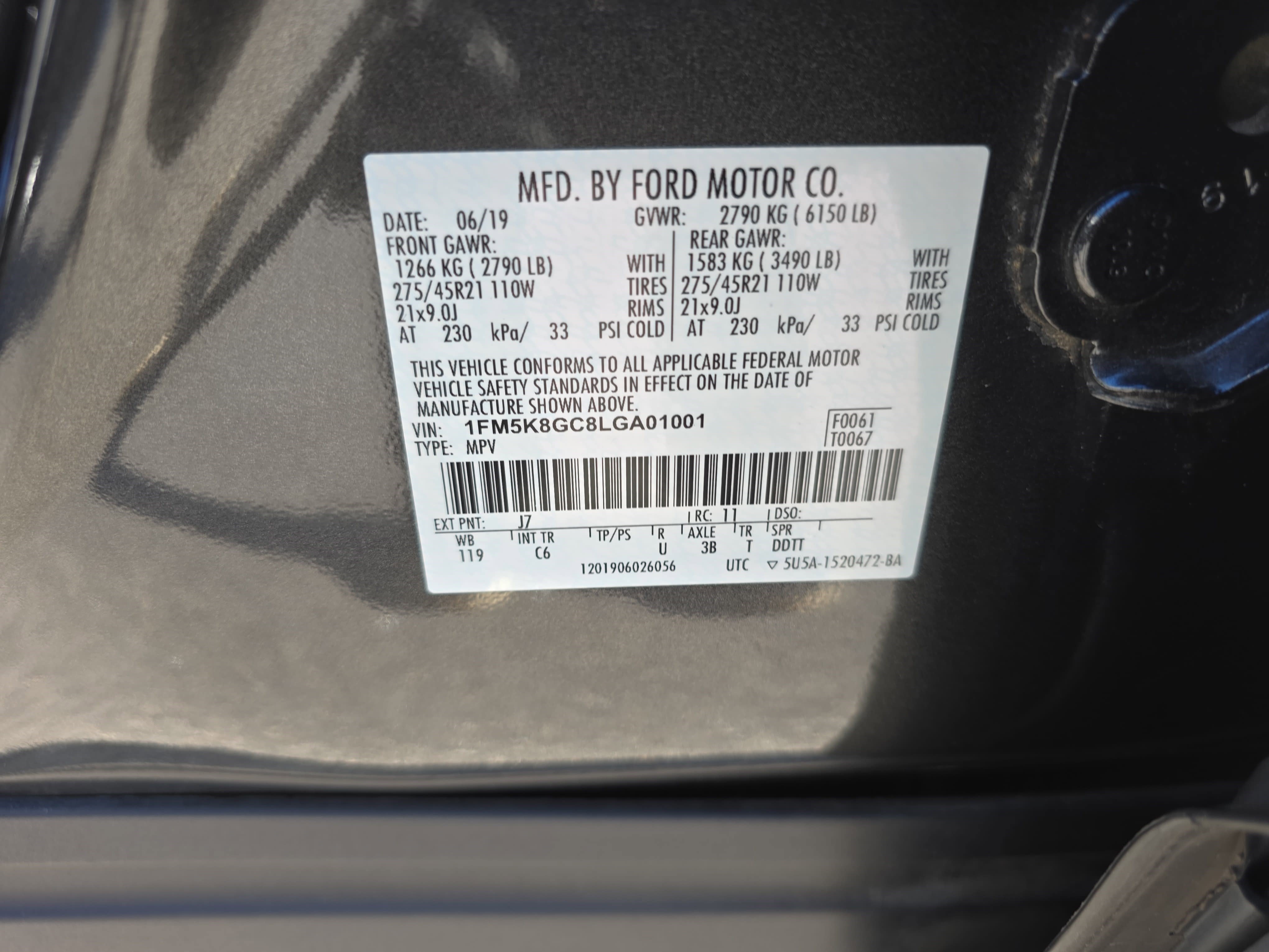 Used 2020 Ford Explorer ST w/ ST Street Pack image 35