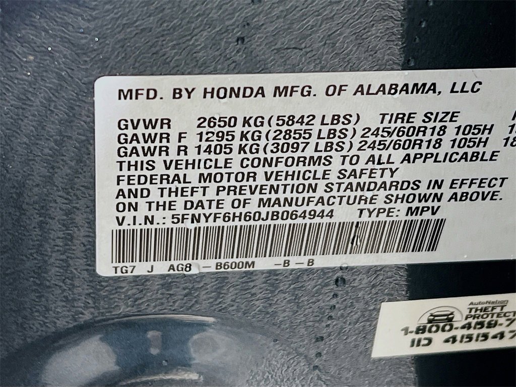 Used 2018 Honda Pilot EX-L image 37