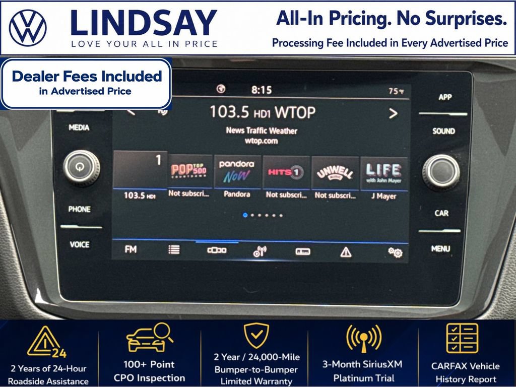 Used 2024 Volkswagen Tiguan SE w/ Panoramic Sunroof Package AWD/4WD image 15
