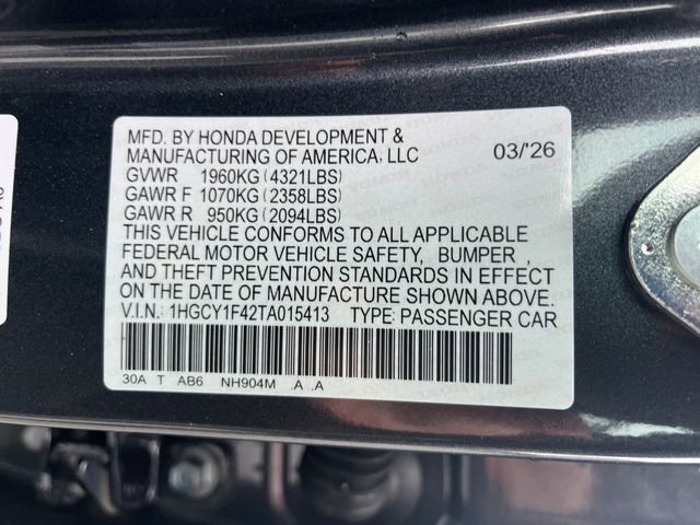 New 2026 Honda Accord SE image 20