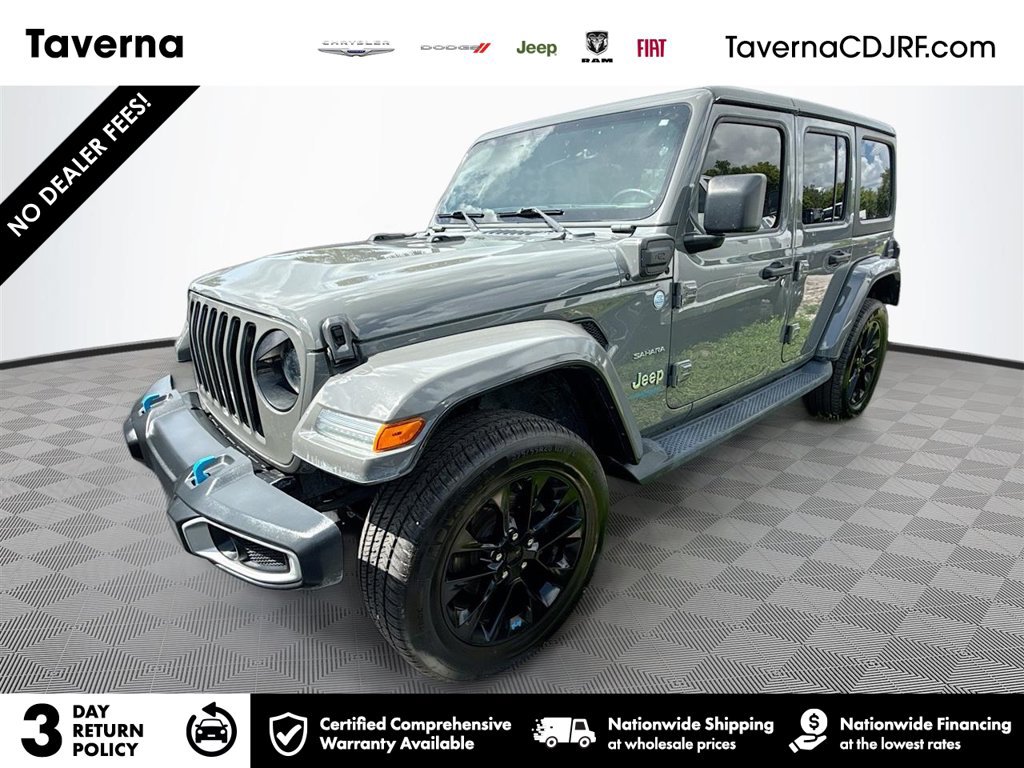 Used 2022 Jeep Wrangler Unlimited Sahara w/ Cold Weather Group AWD/4WD image 1