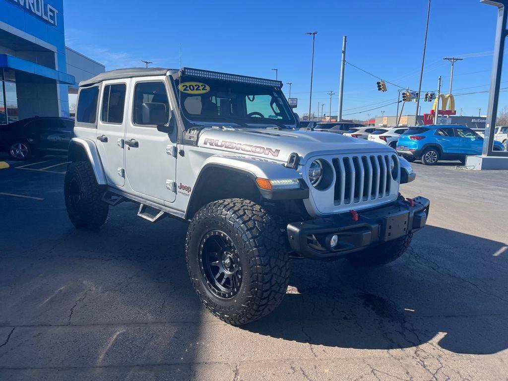 Used 2022 Jeep Wrangler Unlimited Rubicon w/ Steel Bumper Group AWD/4WD image 7