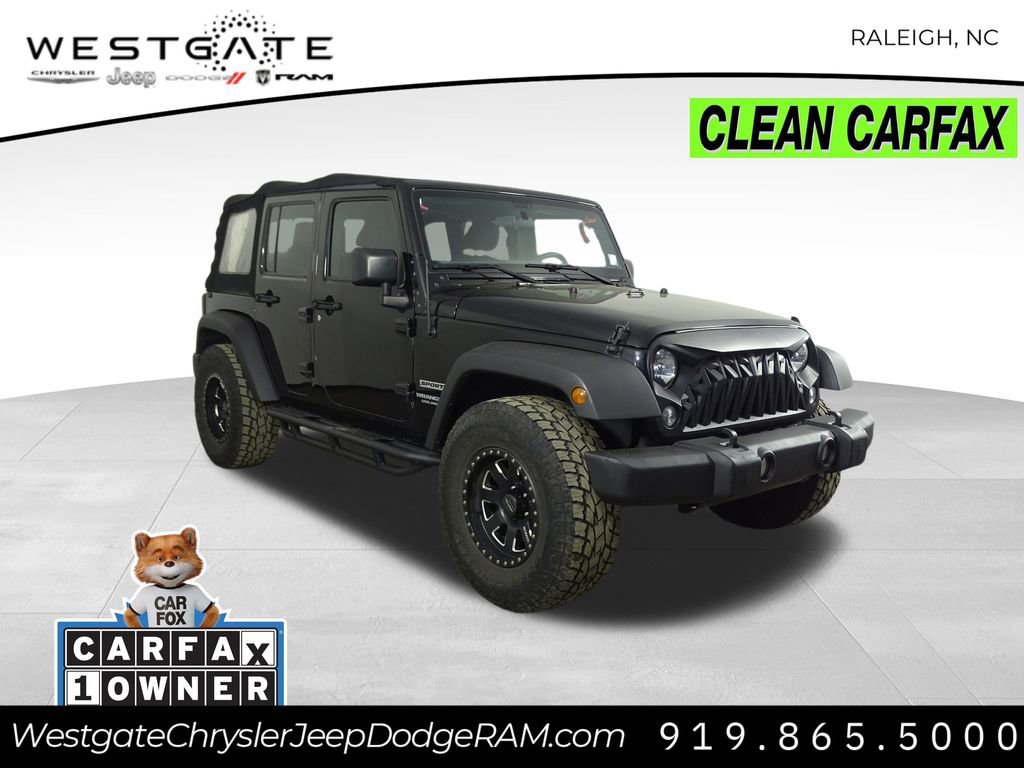 Used 2016 Jeep Wrangler Unlimited Sport