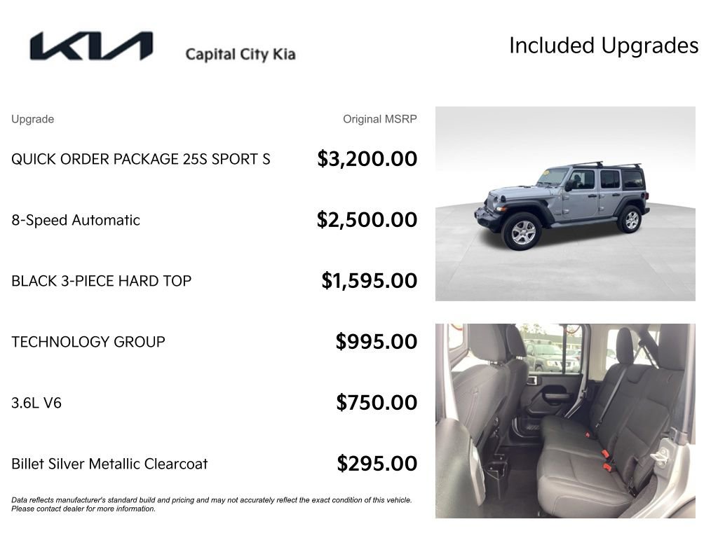 Used 2021 Jeep Wrangler Unlimited Sport image 4