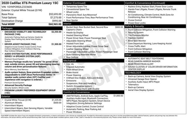 Used 2020 Cadillac XT6 Premium Luxury image 22