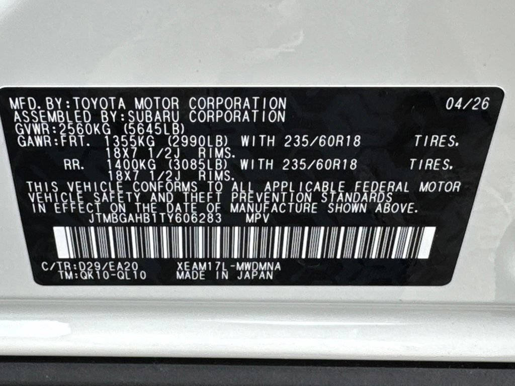 New 2026 Toyota bZ Woodland AWD/4WD image 38