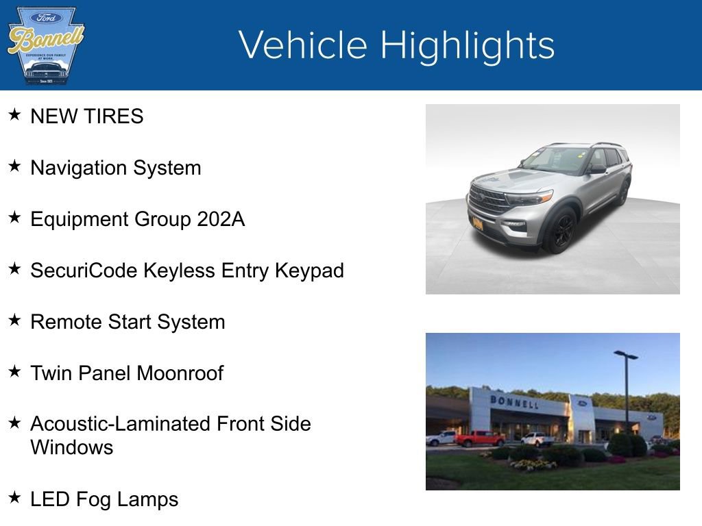 Certified 2022 Ford Explorer XLT w/ Equipment Group 202A image 7