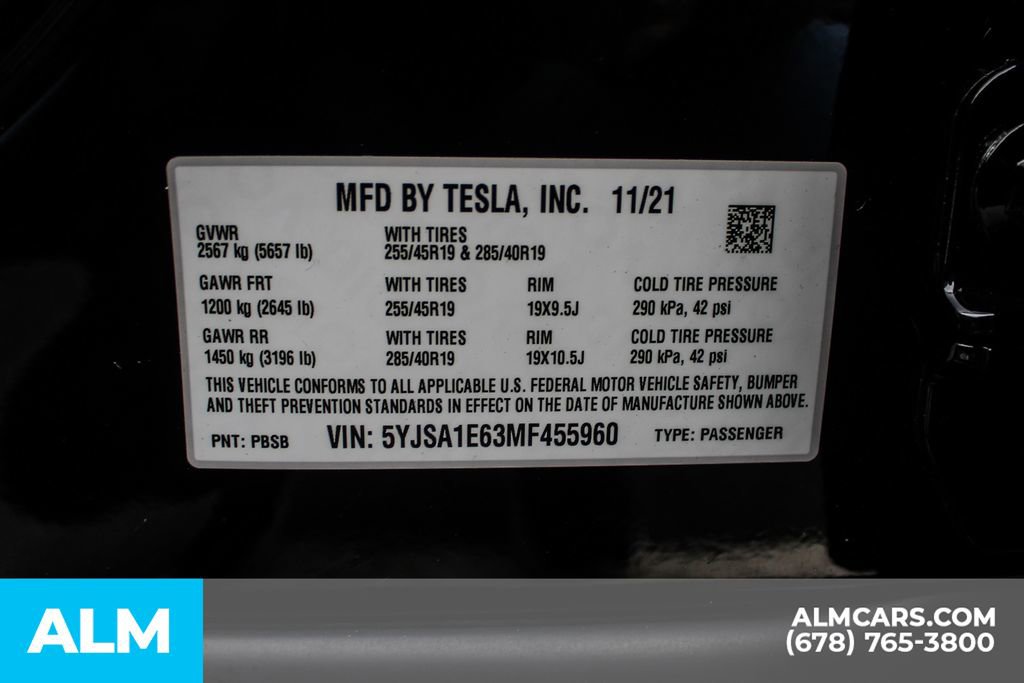 Used 2021 Tesla Model S Plaid image 35
