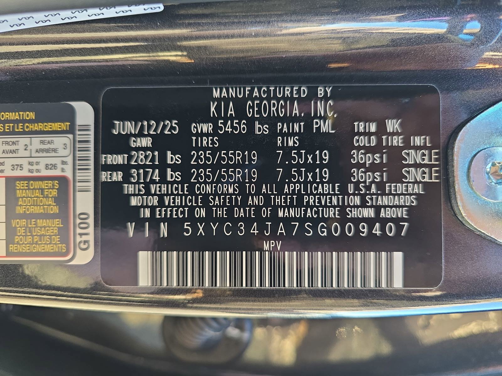 New 2025 Kia EV6 Wind RWD image 37