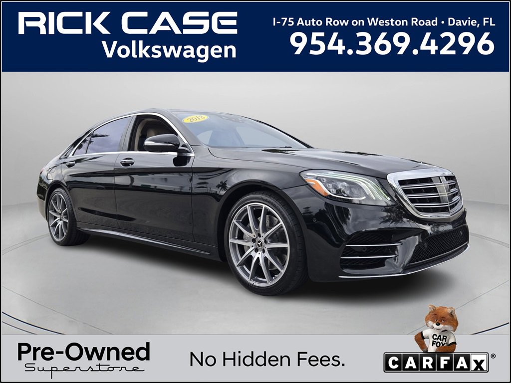 Used 2018 Mercedes-Benz S 450 Sedan image 1