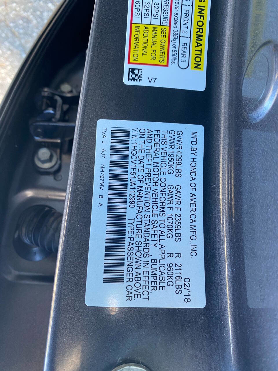 Used 2018 Honda Accord EX-L image 51