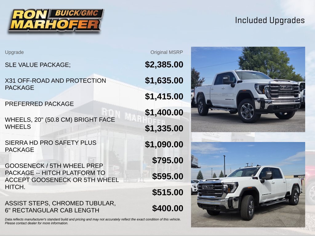 New 2026 GMC Sierra 2500 SLE w/ SLE Value Package; AWD/4WD image 6