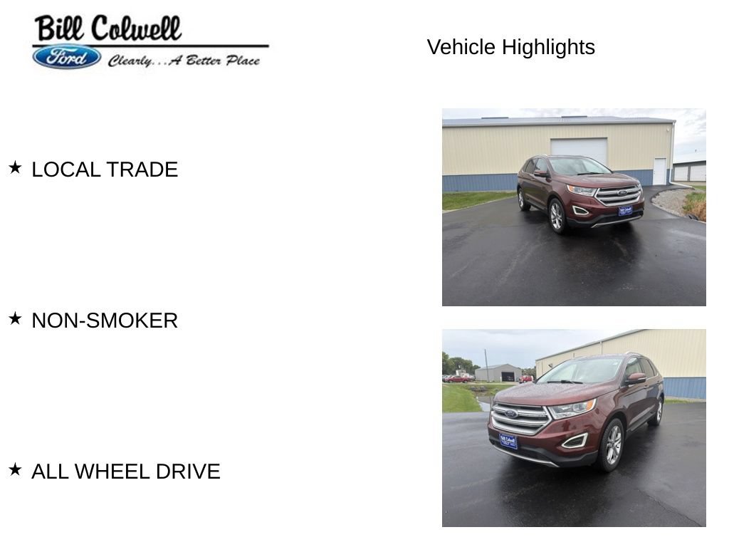 Used 2016 Ford Edge Titanium w/ Technology Package AWD/4WD image 11