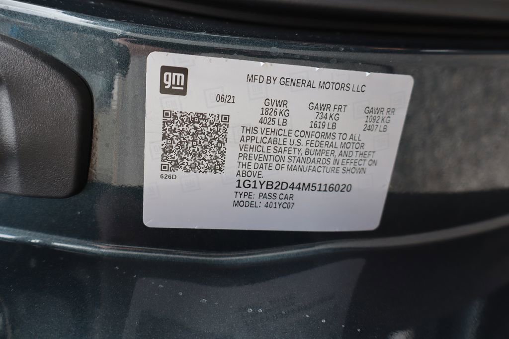 Used 2021 Chevrolet Corvette Stingray Preferred Cpe w/ Engine Appearance Package image 47