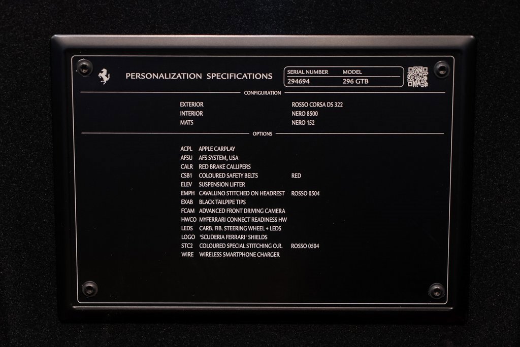 Certified 2023 Ferrari 296 GTB image 23