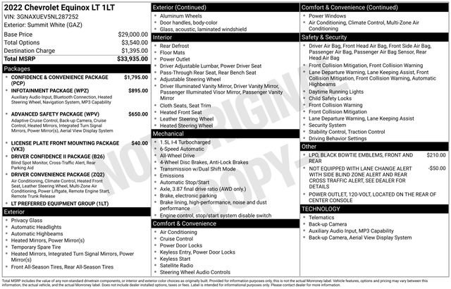 Used 2022 Chevrolet Equinox LT image 5