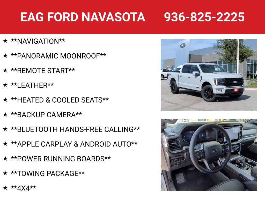 New 2026 Ford F150 Platinum w/ Equipment Group 702A High AWD/4WD image 4