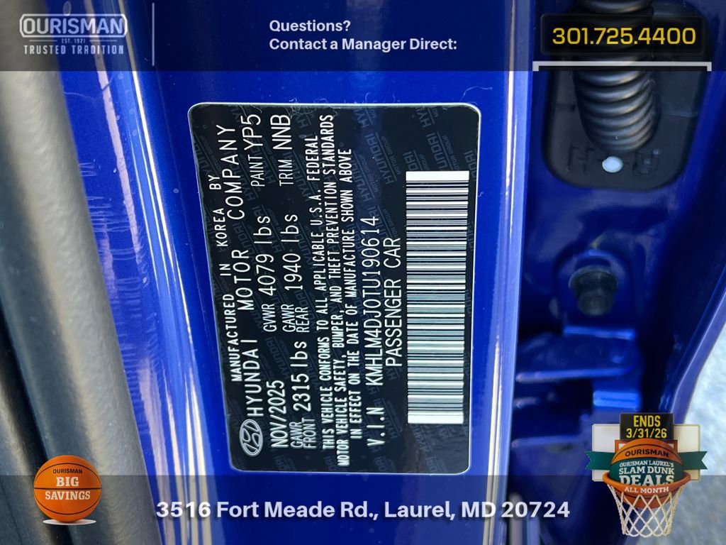 New 2026 Hyundai Elantra Blue image 29