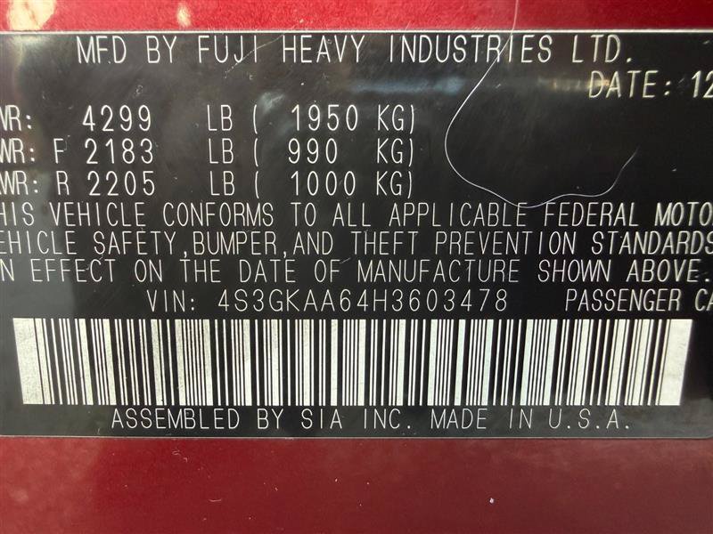 Used 2017 Subaru Impreza 2.0i AWD/4WD image 54