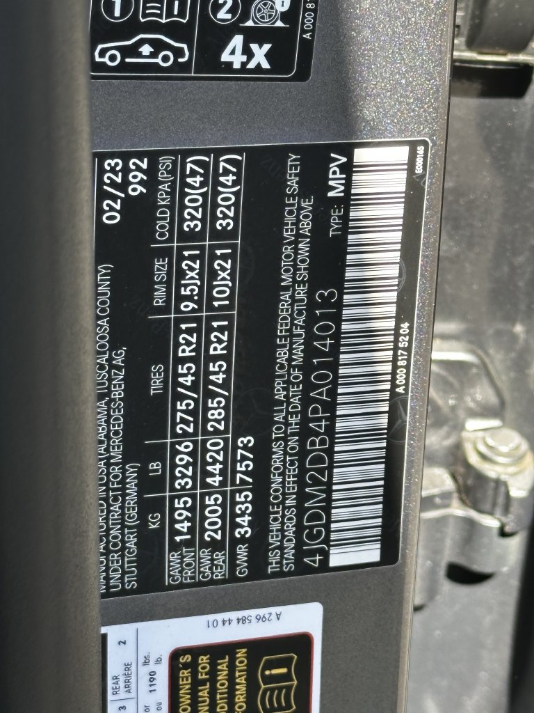 Certified 2023 Mercedes-Benz EQS 450+ SUV image 35
