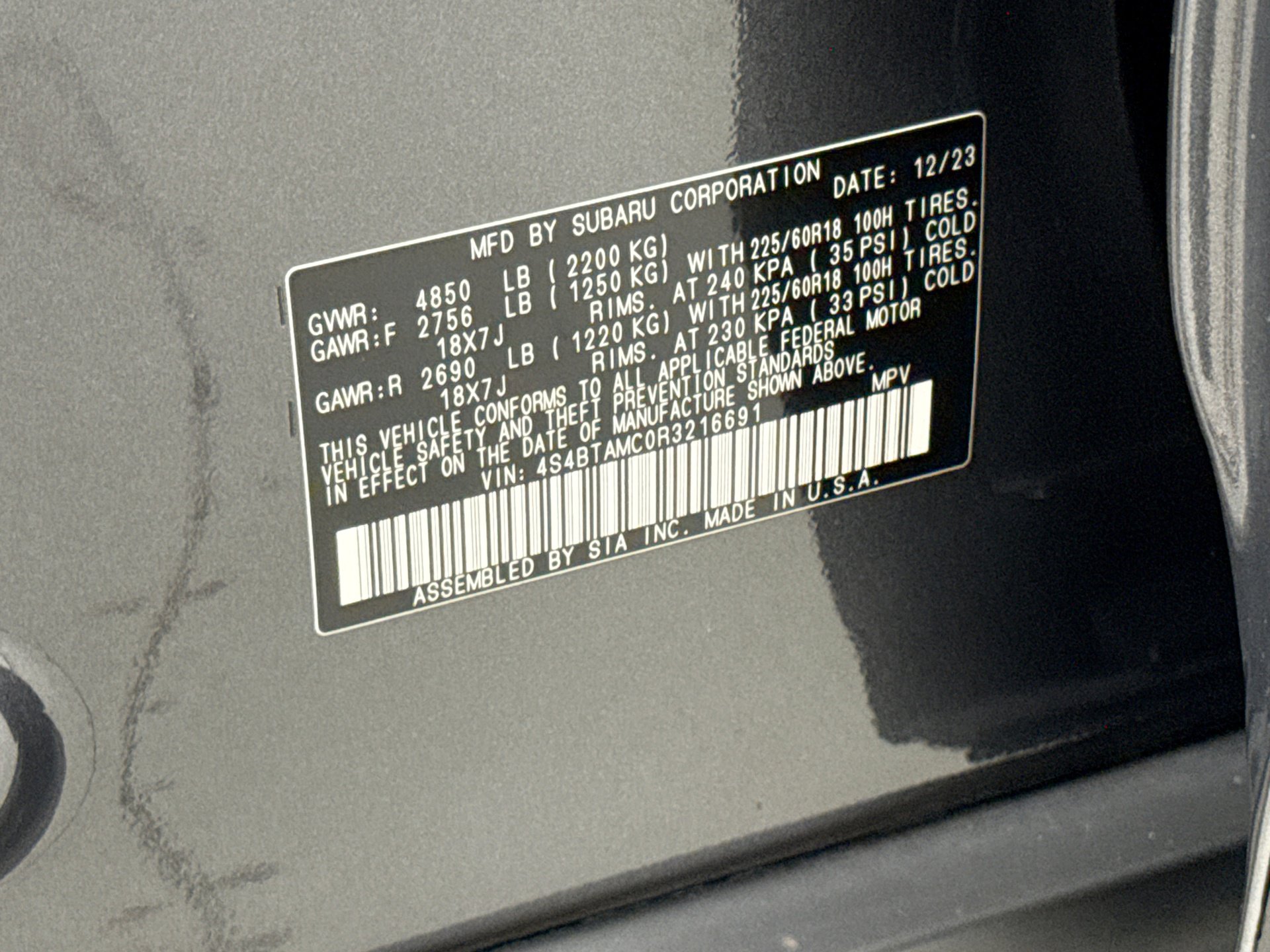 Used 2024 Subaru Outback Limited image 23