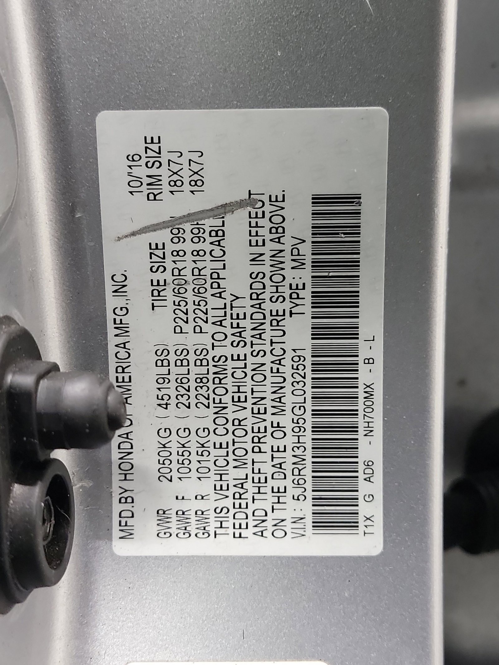 Used 2016 Honda CR-V Touring image 33