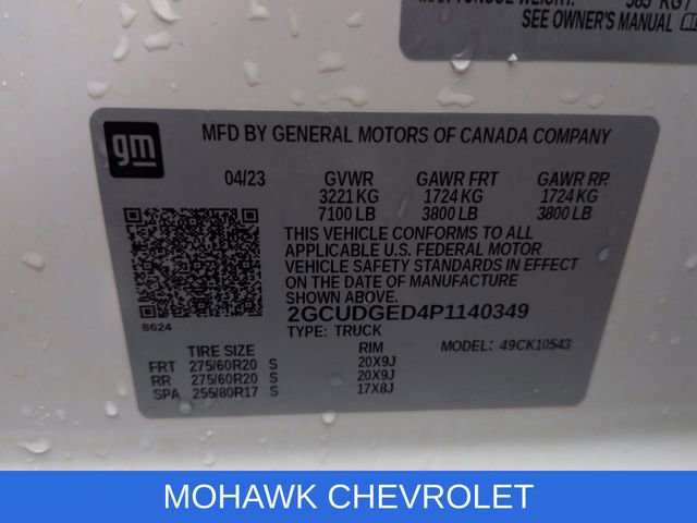 Certified 2023 Chevrolet Silverado 1500 LTZ w/ Technology Package AWD/4WD image 35