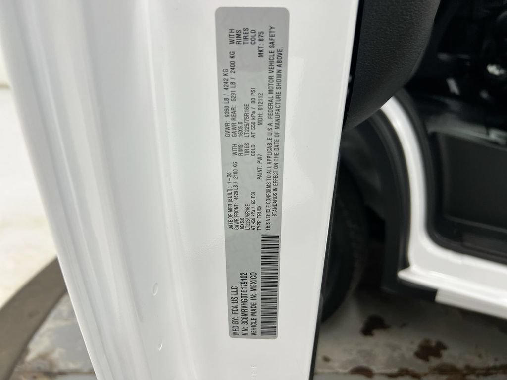 New 2026 RAM ProMaster 3500 w/ Power Group FWD image 27
