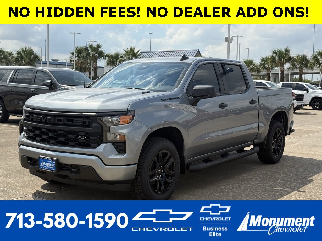 New 2026 Chevrolet Silverado 1500 Custom w/ Turbomax Blackout Package