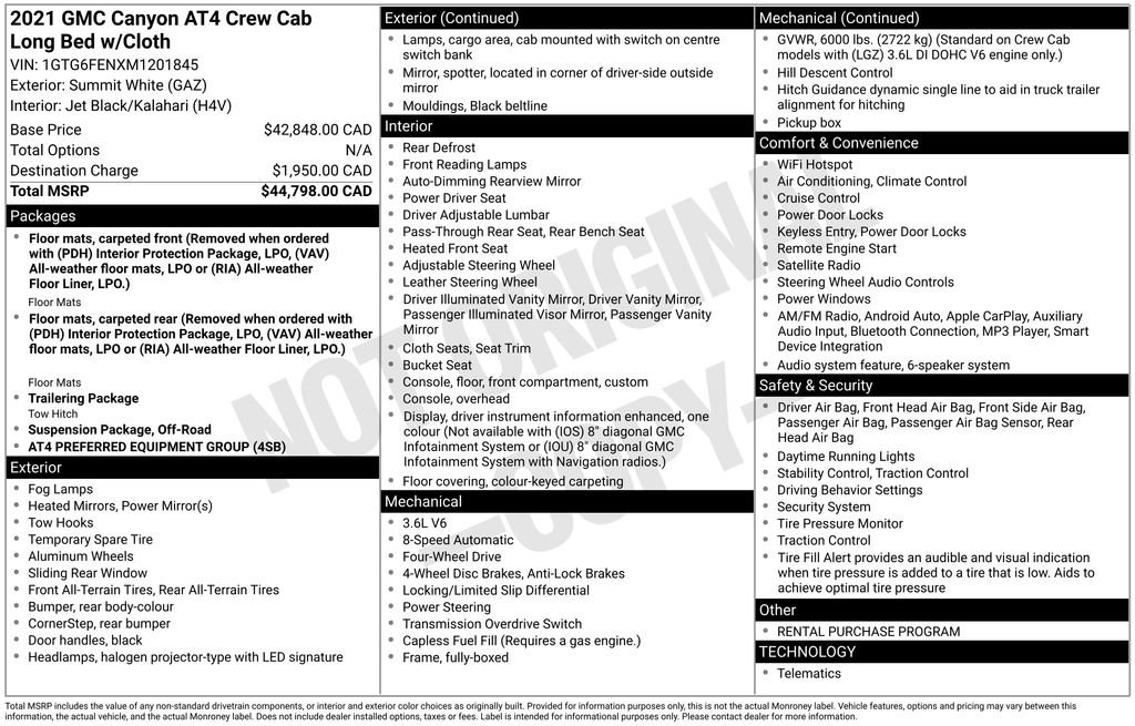 Used 2021 GMC Canyon AT4 image 21