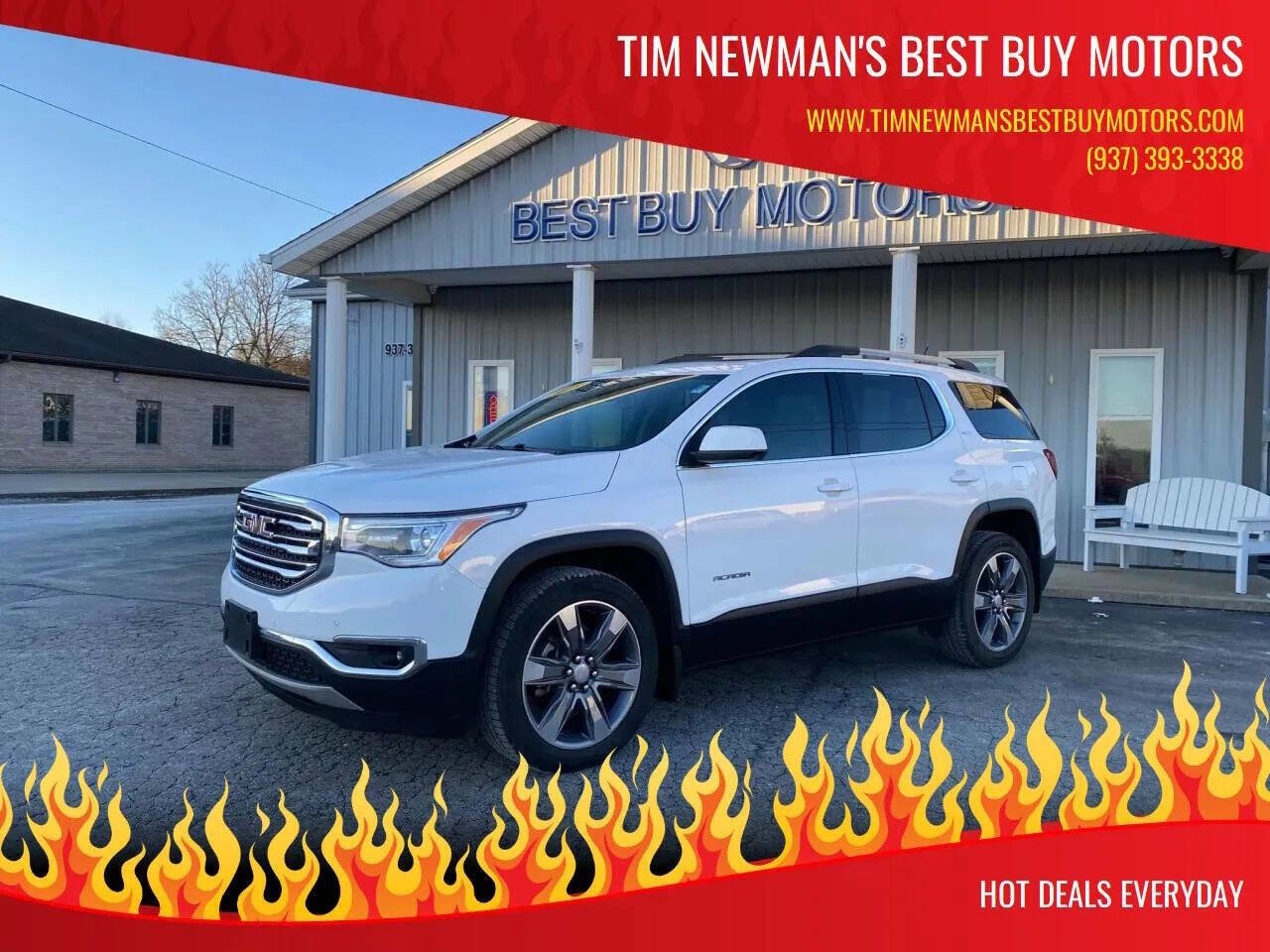 Used 2018 GMC Acadia SLT w/ LPO, Floor Liner Package AWD/4WD image 1