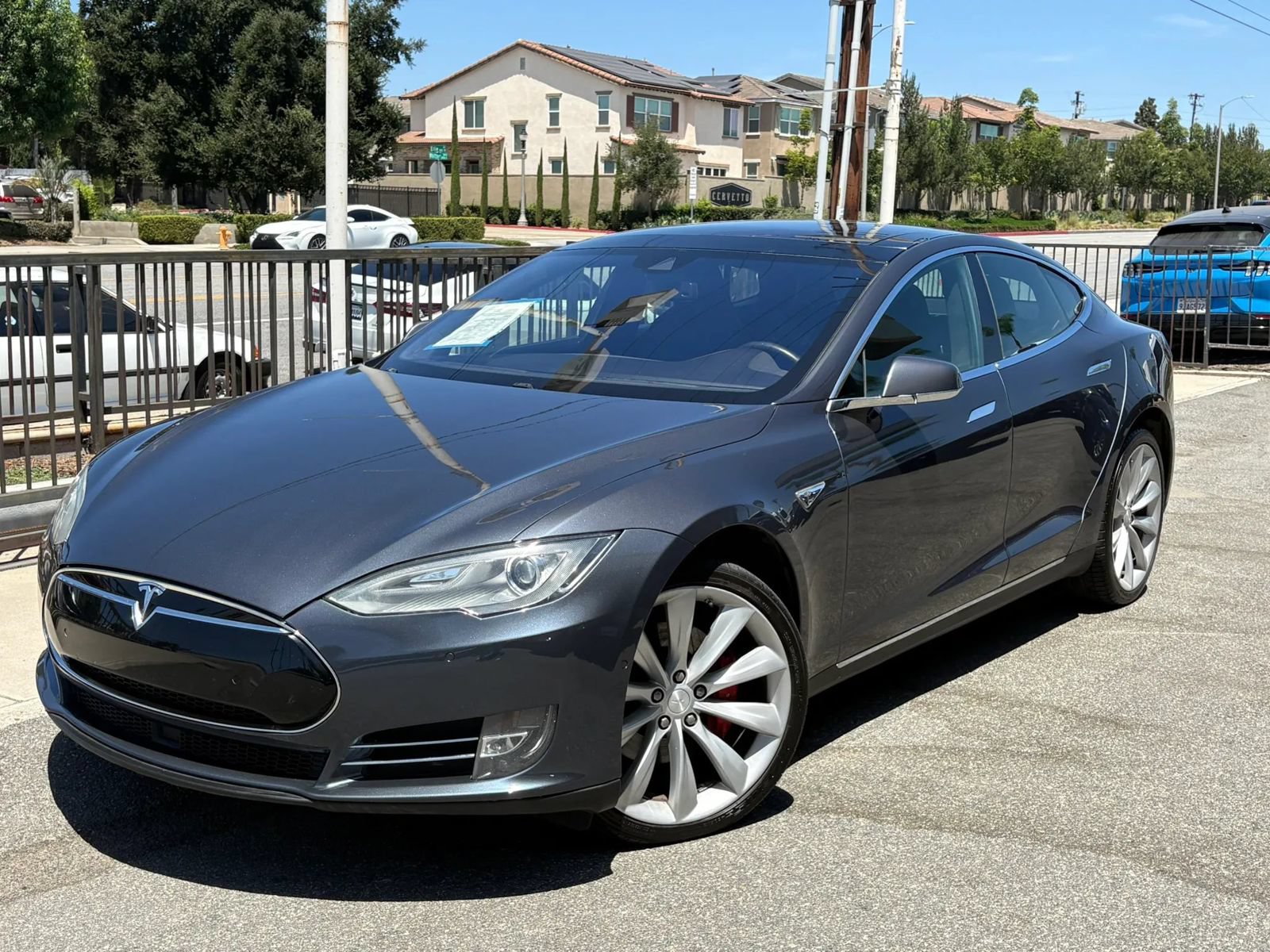 Used 2015 Tesla Model S P85D AWD/4WD image 3
