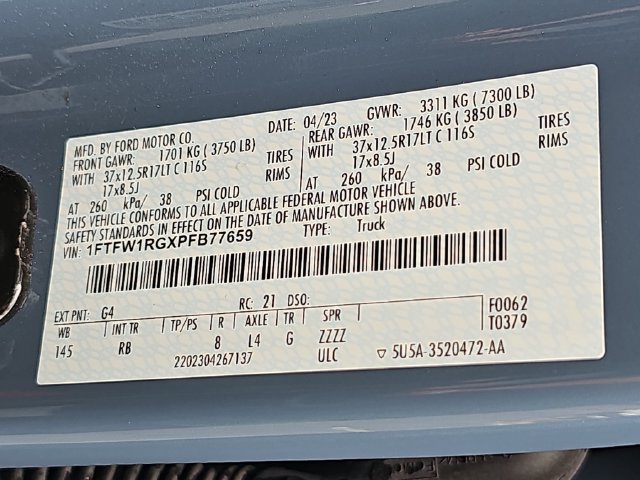 Used 2023 Ford F150 Raptor w/ Raptor 37 Performance Package AWD/4WD image 36