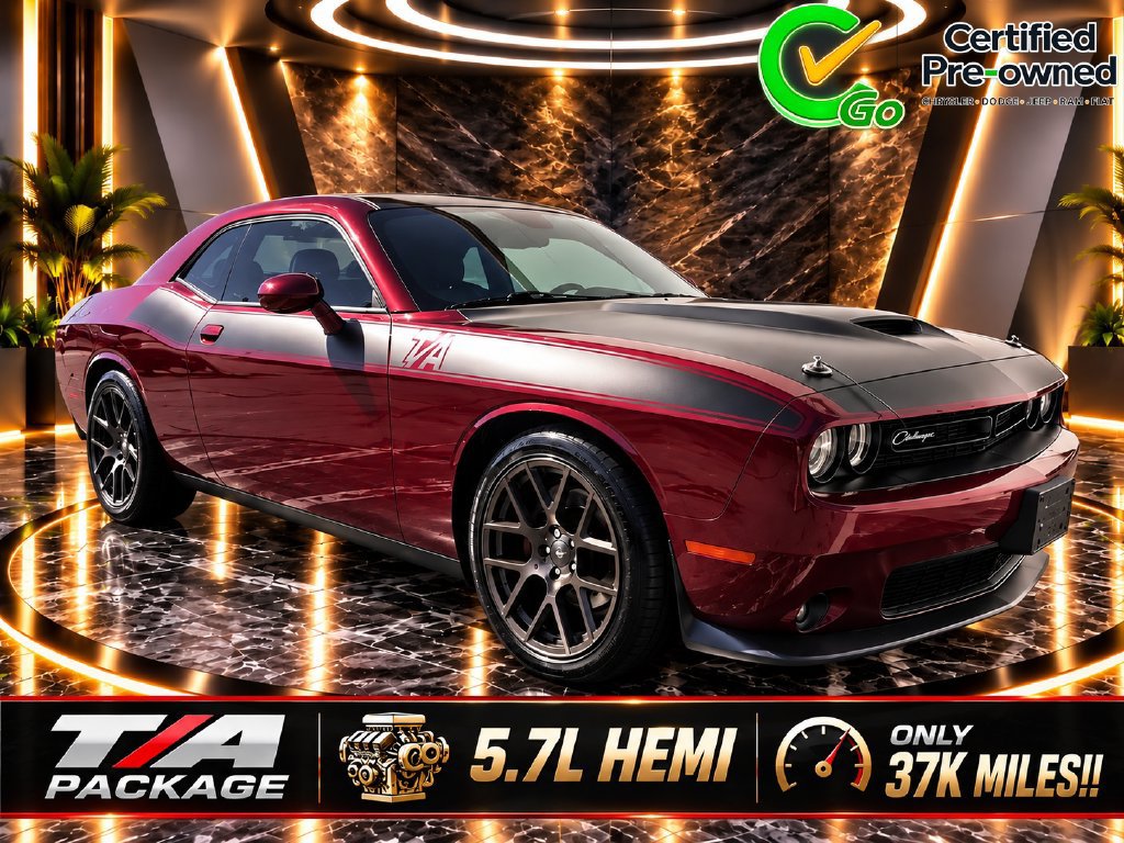 Certified 2017 Dodge Challenger GT w/ Quick Order Package 28P T/A RWD 360° Tour