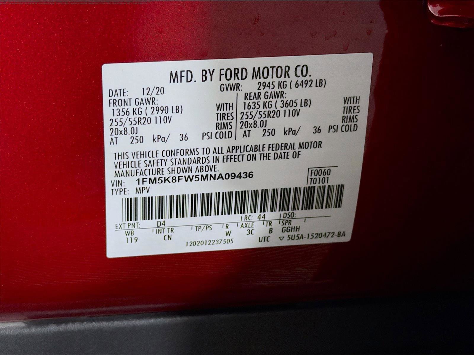 Used 2021 Ford Explorer Limited w/ Hybrid Equipment Group 310A image 34