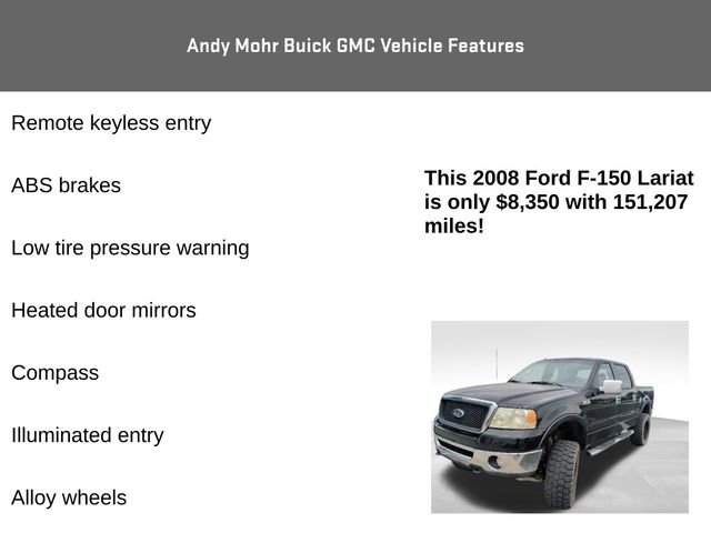 Used 2008 Ford F150 Lariat AWD/4WD image 4