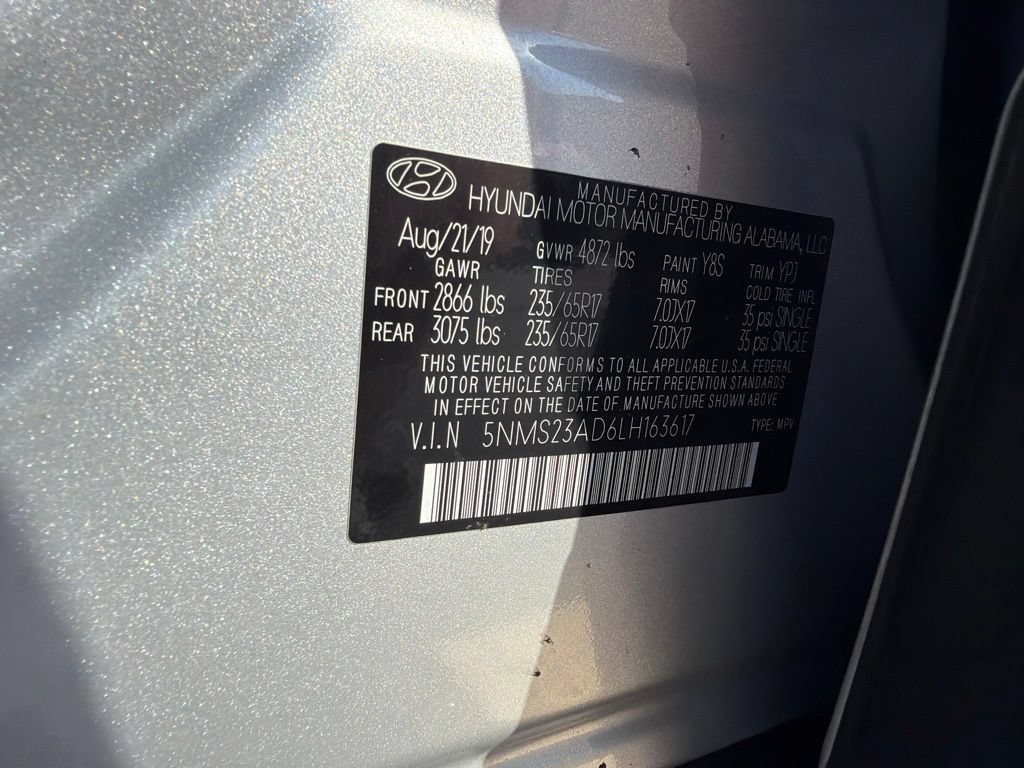 Used 2020 Hyundai Santa Fe SE FWD image 34