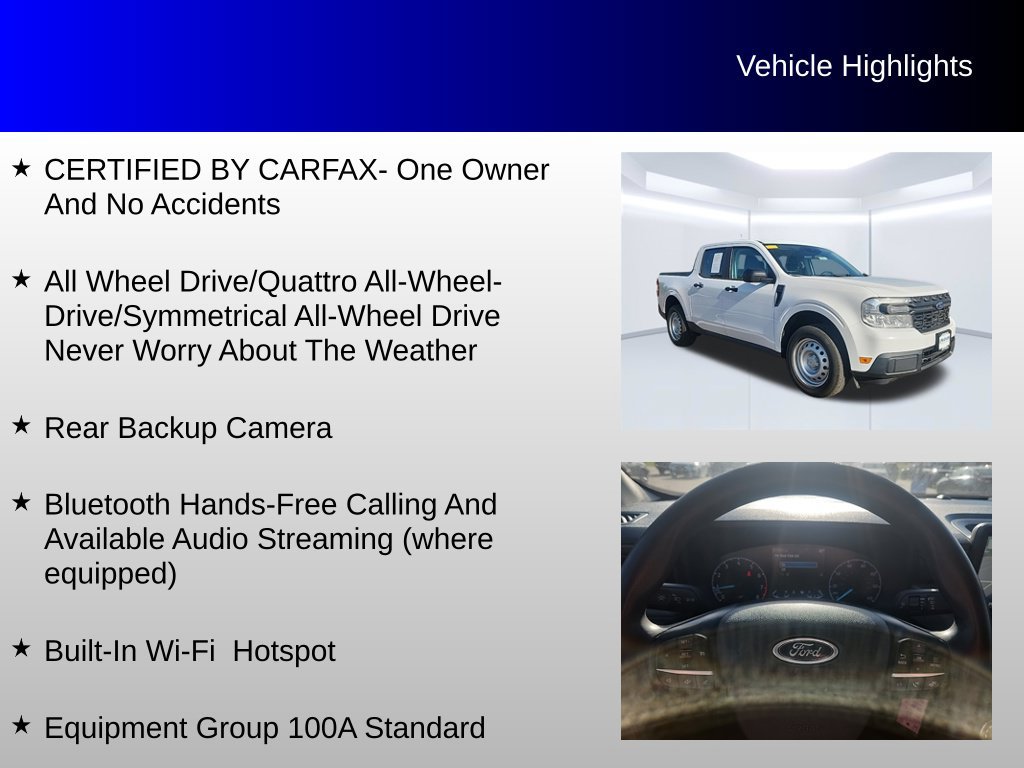 Used 2023 Ford Maverick XL w/ Equipment Group 100A Standard AWD/4WD image 4
